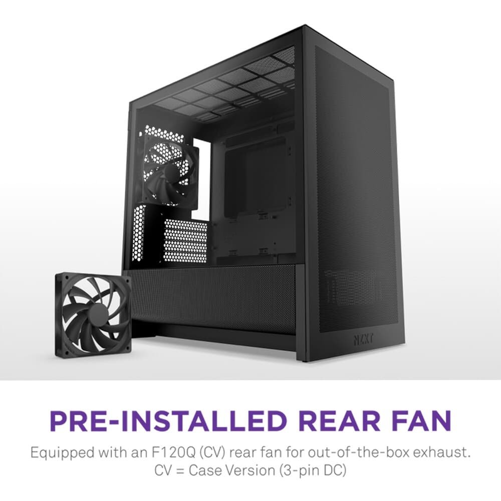 Gabinete Gamer ( Balão.info) H3 Flow, Mid Tower, micro-ATX, Lateral em Vidro, Preto - CC-H31FB-01 - view 2