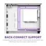 Gabinete Gamer NZXT H3 Flow, Mid Tower, micro-ATX, Lateral em Vidro, Branco CC-H31FW-01