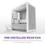 Gabinete Gamer NZXT H3 Flow, Mid Tower, micro-ATX, Lateral em Vidro, Branco CC-H31FW-01