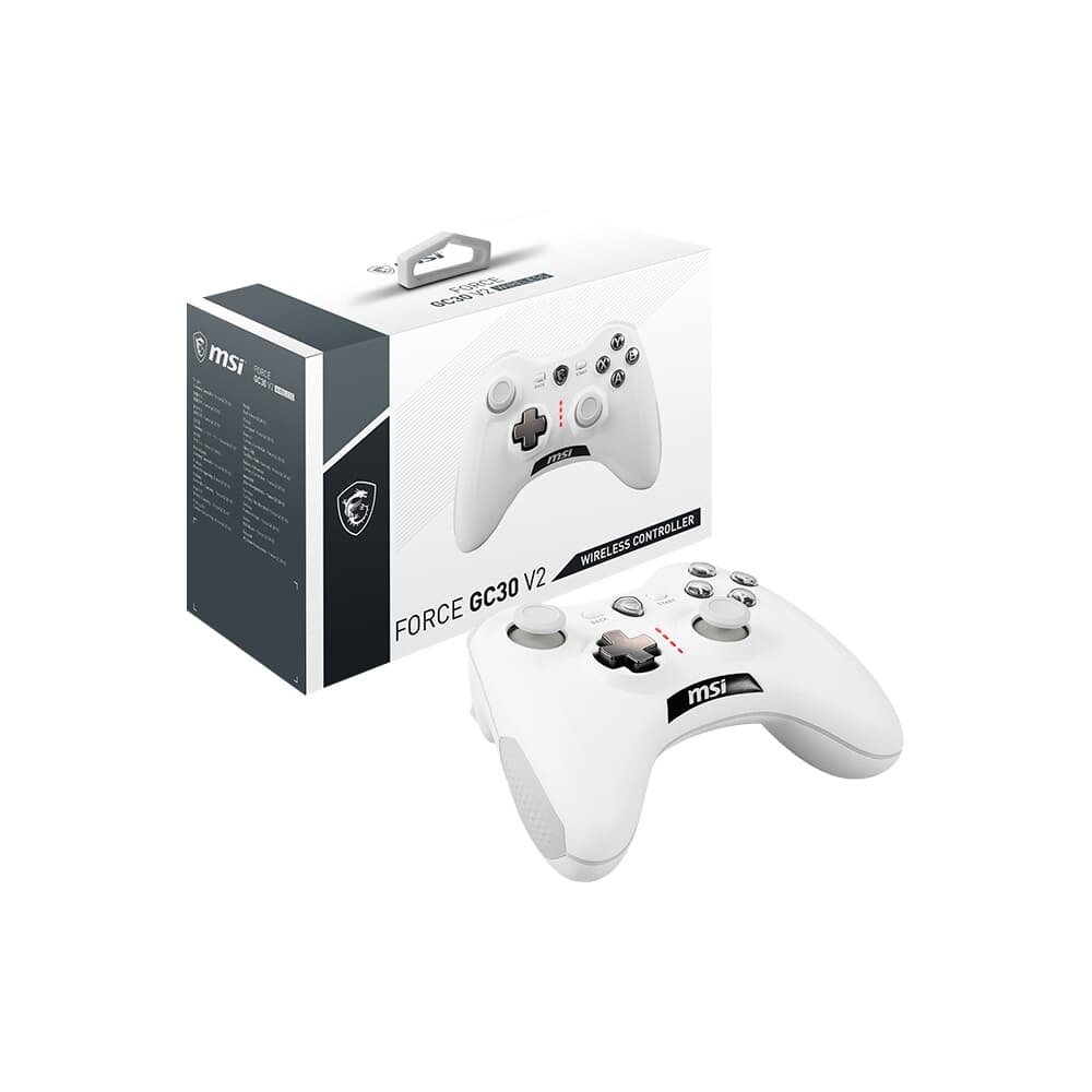 Controle Gamer MSI Force GC30 V2, USB 2.0, PC e Android, Branco - ForceGC30V2_W - view 7