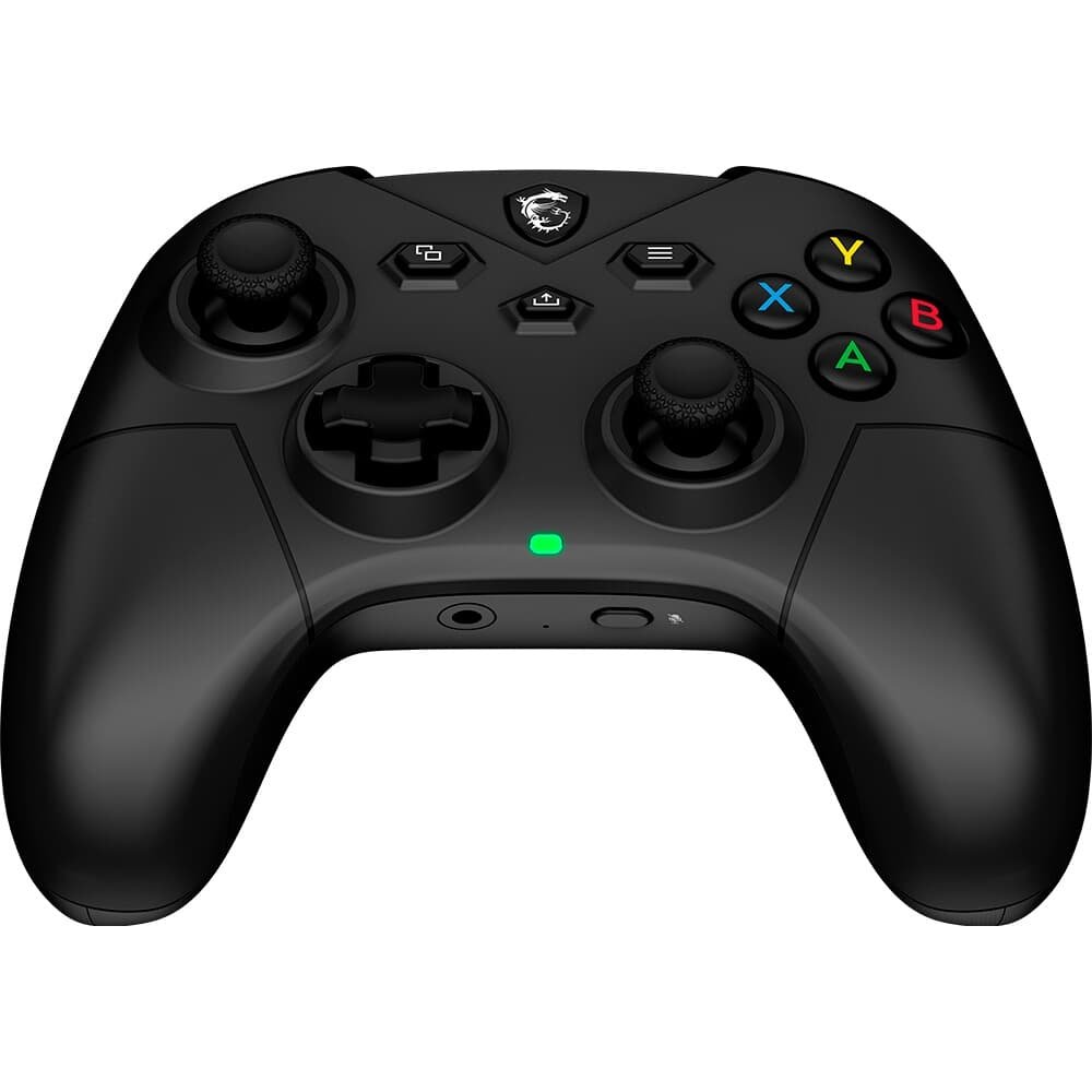 Controle Gamer Sem Fio MSI Force GC300 Wireless, 2.4GHz, Bluetooth, USB2.0 Tipo-C, PC e Android, Preto - FORCEGC300W Controle Gamer Sem Fio MSI Force GC300 Wireless, 2.4GHz, Bluetooth, USB2.0 Tipo-C, PC e Android, Preto - FORCEGC300W