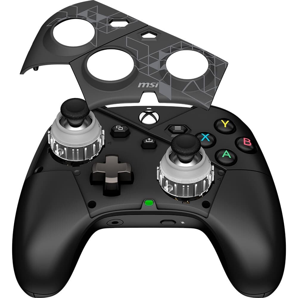 Controle Gamer Sem Fio MSI Force Pro, 2.4 GHz Wireless, Bluetooth, USB 2.0 Tipo-C, PC e Android, Preto - FORCEPROW - view 7