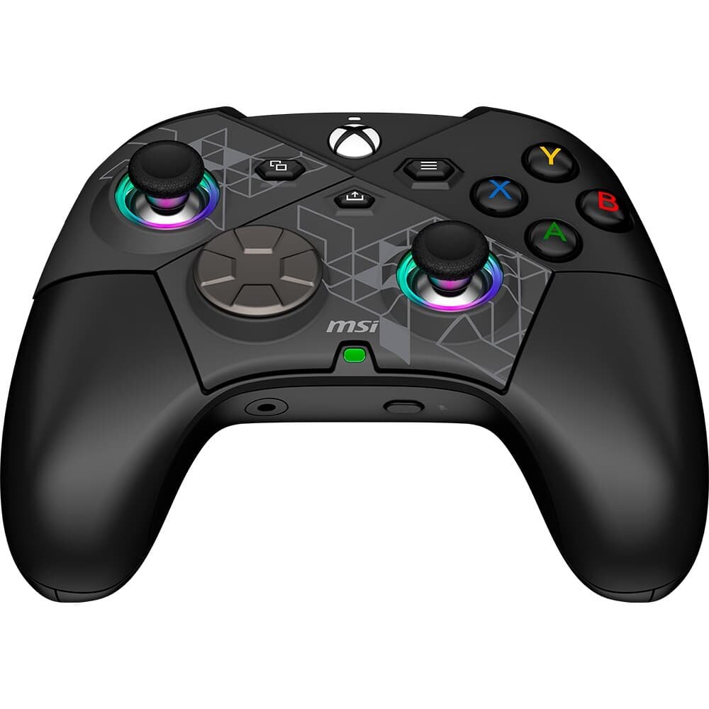 Controle Gamer Sem Fio MSI Force Pro, 2.4 GHz Wireless, Bluetooth, USB 2.0 Tipo-C, PC e Android, Preto - FORCEPROW - view 8