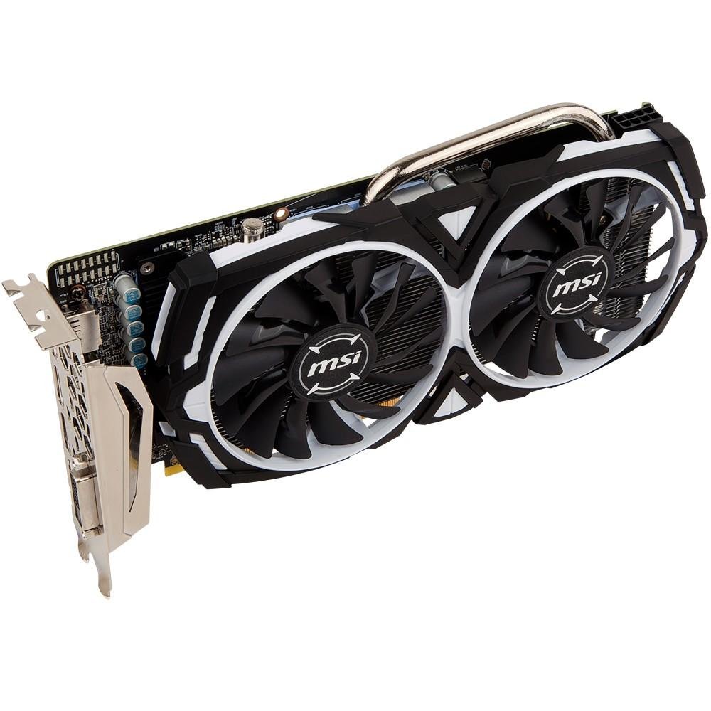 Placa de Vídeo RX 570 MSI AMD Radeon Armor 4G OC, 4GB GDDR5