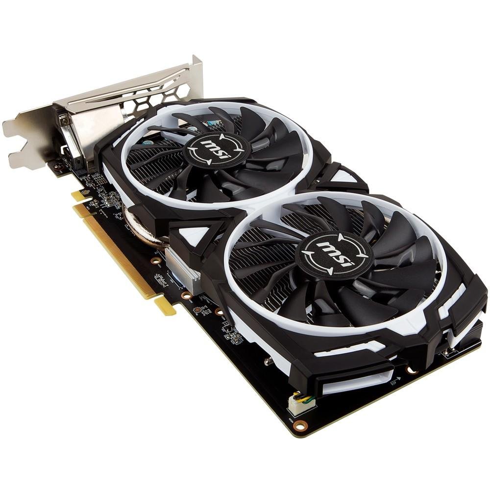 Placa de Vídeo RX 570 MSI AMD Radeon Armor 4G OC, 4GB GDDR5