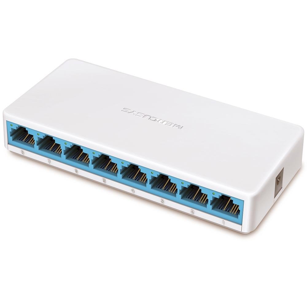 Switch de Mesa Mercusys 8 Portas 10/100Mbps MS108 Switch de Mesa Mercusys 8 Portas 10/100Mbps MS108