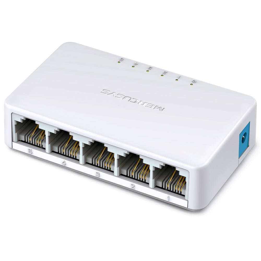 Switch 05 Portas 10/100 Mbps, MERCUSYS MS105