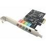 Placa de Som Interna MD9, PCIe, 5.1 Canais, Preto - 7088