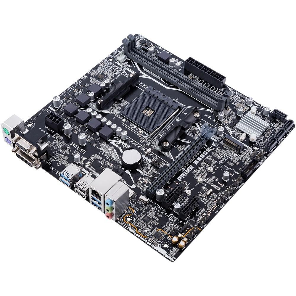 Placa-Mãe Asus Prime B350M-K, AMD AM4, mATX, DDR4