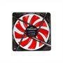 Cooler FAN NOX COOLFAN, 12 cm,  LED Vermelho NXCFAN120LR
