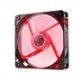 Cooler FAN NOX COOLFAN, 12 cm,  LED Vermelho NXCFAN120LR
