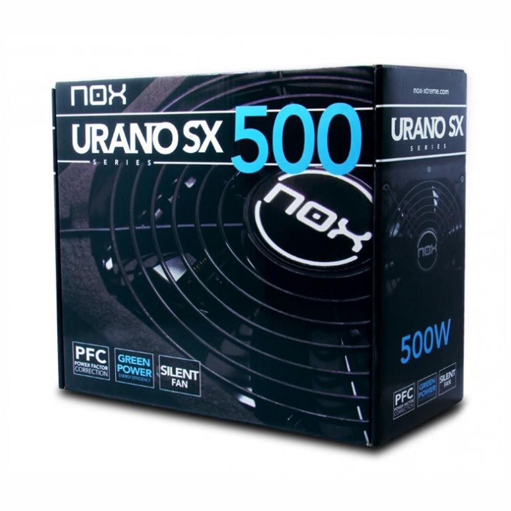 Fonte Nox Urano, 500W, PFC Ativo - NXURSX500 | KaBuM!