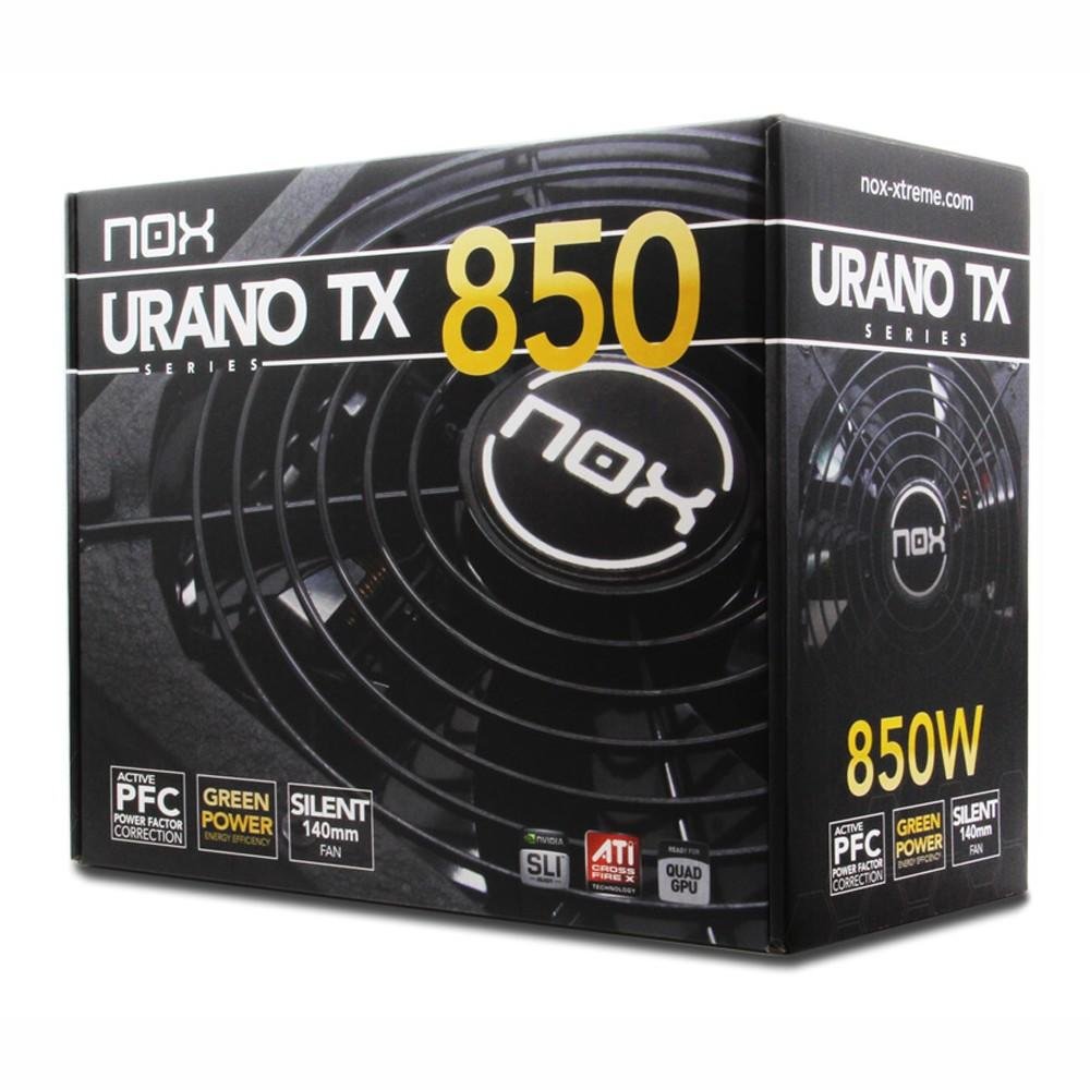 Fonte Nox Urano, 850W, PFC Ativo - NXURTX850 | KaBuM!