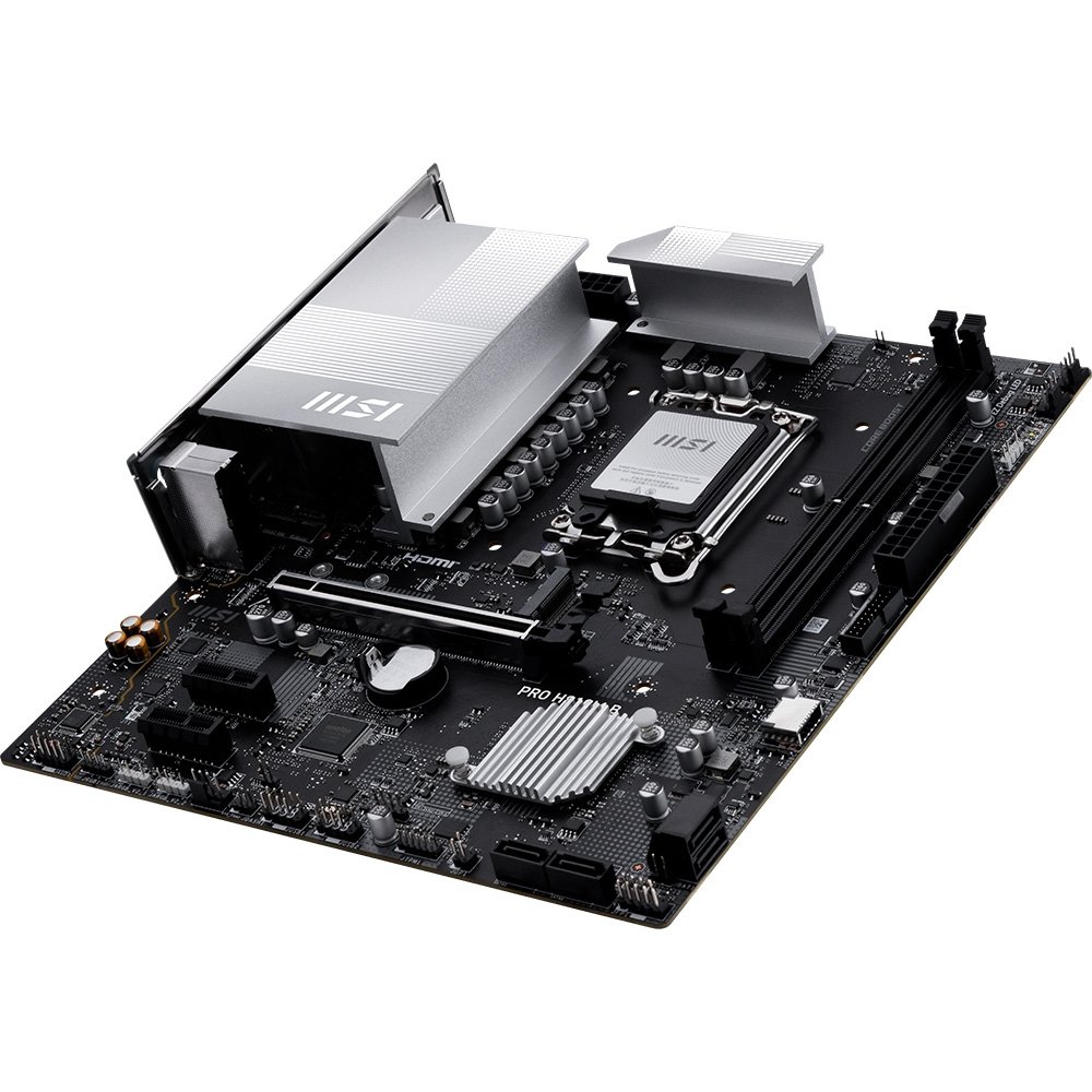 Placa Mãe MSI PRO H810M-B, Intel, DDR5, mATX, Preto - PRO H810M-B - view 4