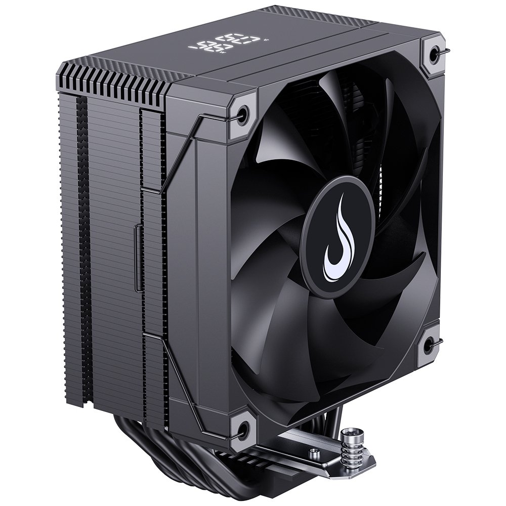 Air Cooler Gamer Rise Mode Temp 6 Black, AMD e Intel, 120mm, Preto - RM-ACT6-B - view 2