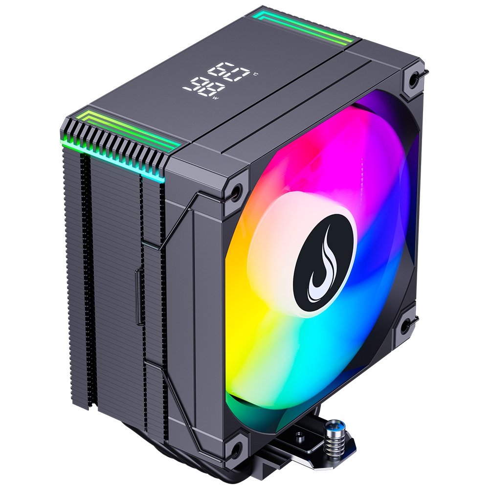 Air Cooler Gamer Rise Mode Temp 6 Black, ARGB, AMD e Intel, 120mm, Preto - RM-ACT6-ARGB-B - view 4