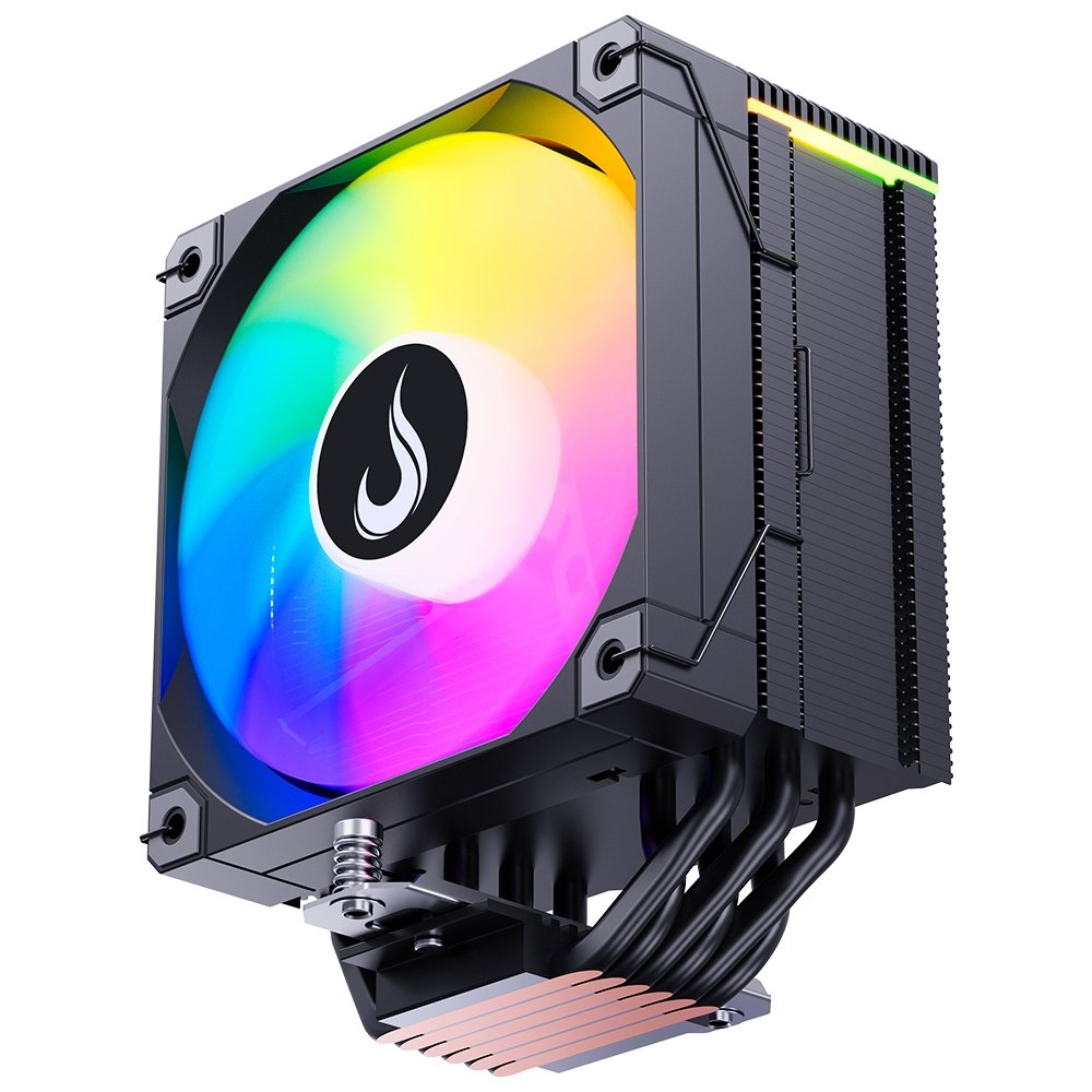 Air Cooler Gamer Rise Mode Temp 6 Black, ARGB, AMD e Intel, 120mm, Preto - RM-ACT6-ARGB-B - view 6