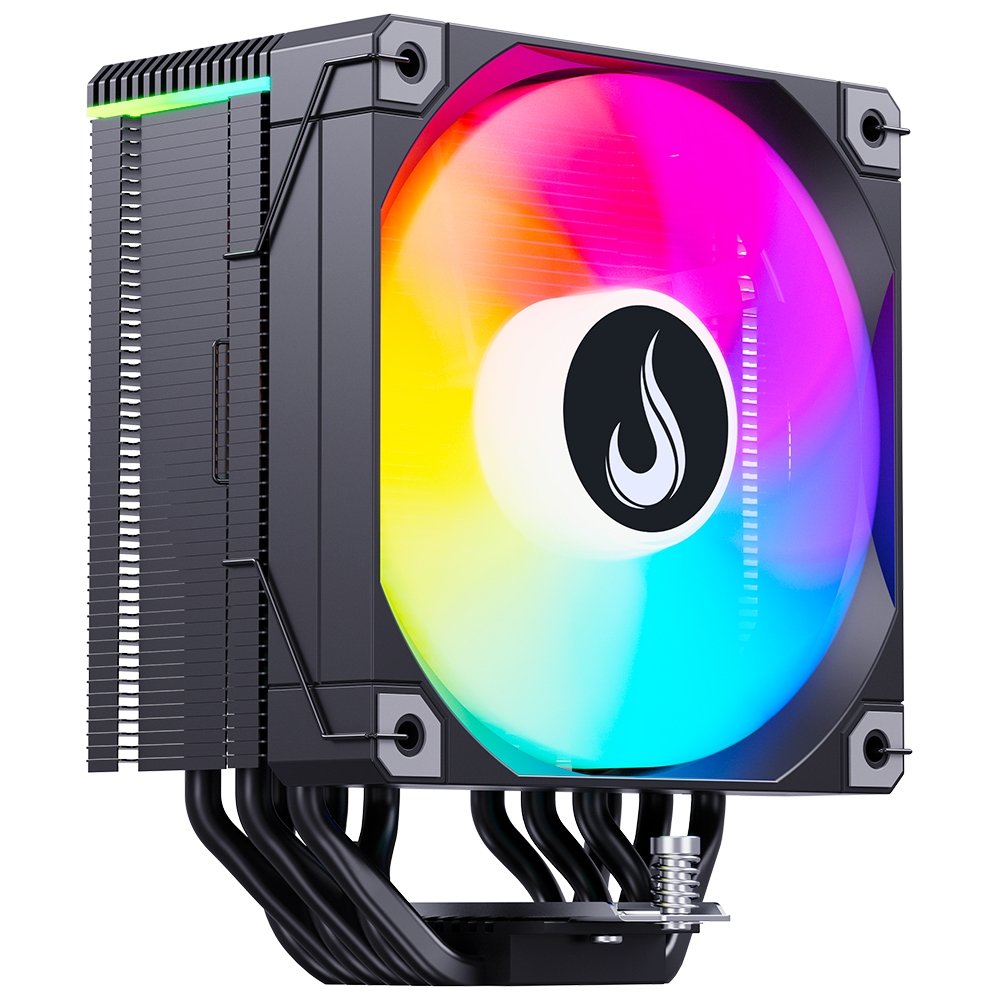 Air Cooler Gamer Rise Mode Temp 6 Black, ARGB, AMD e Intel, 120mm, Preto - RM-ACT6-ARGB-B - view 3