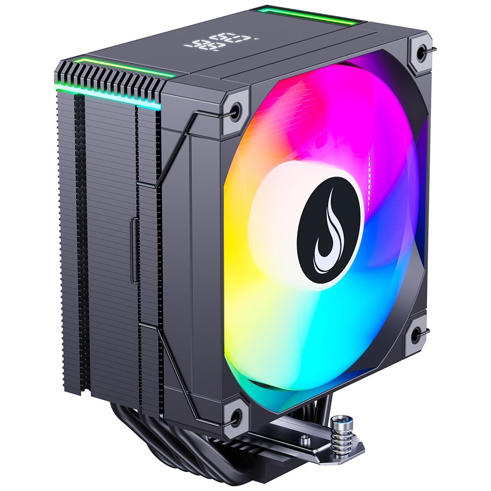Air Cooler Gamer Rise Mode Temp 6 Black, ARGB, AMD e Intel, 120mm, Preto - RM-ACT6-ARGB-B - view 2
