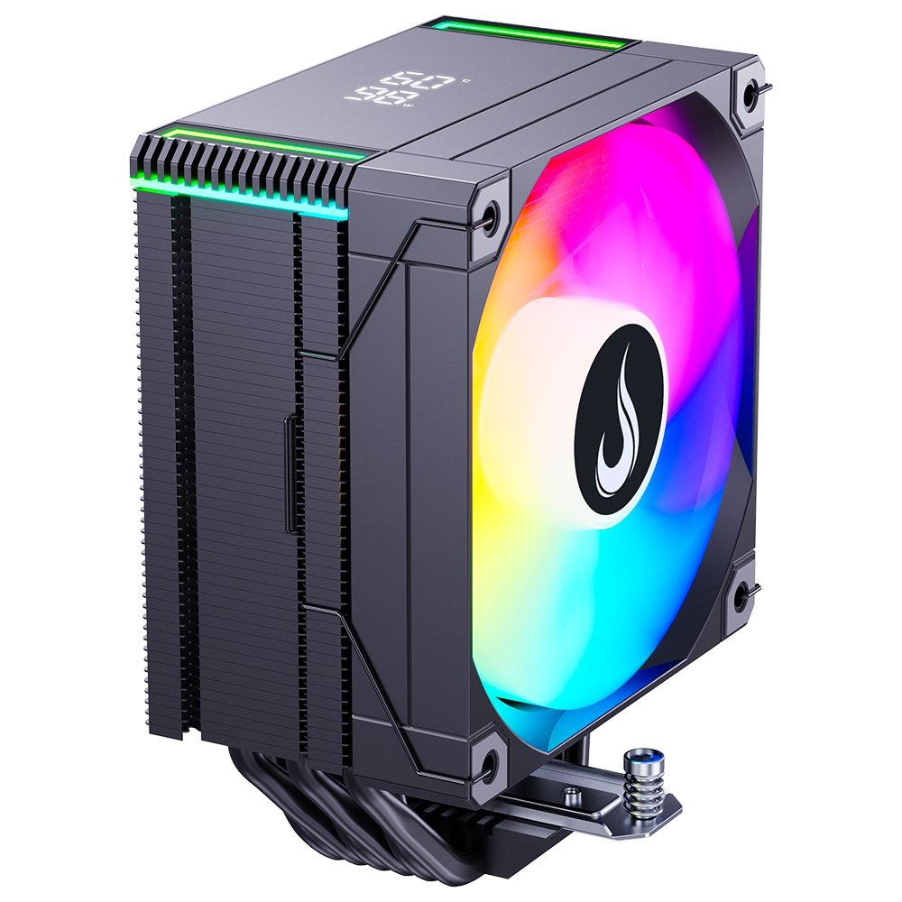 Air Cooler Gamer Rise Mode Temp 6 Black, ARGB, AMD e Intel, 120mm, Preto - RM-ACT6-ARGB-B - view 5
