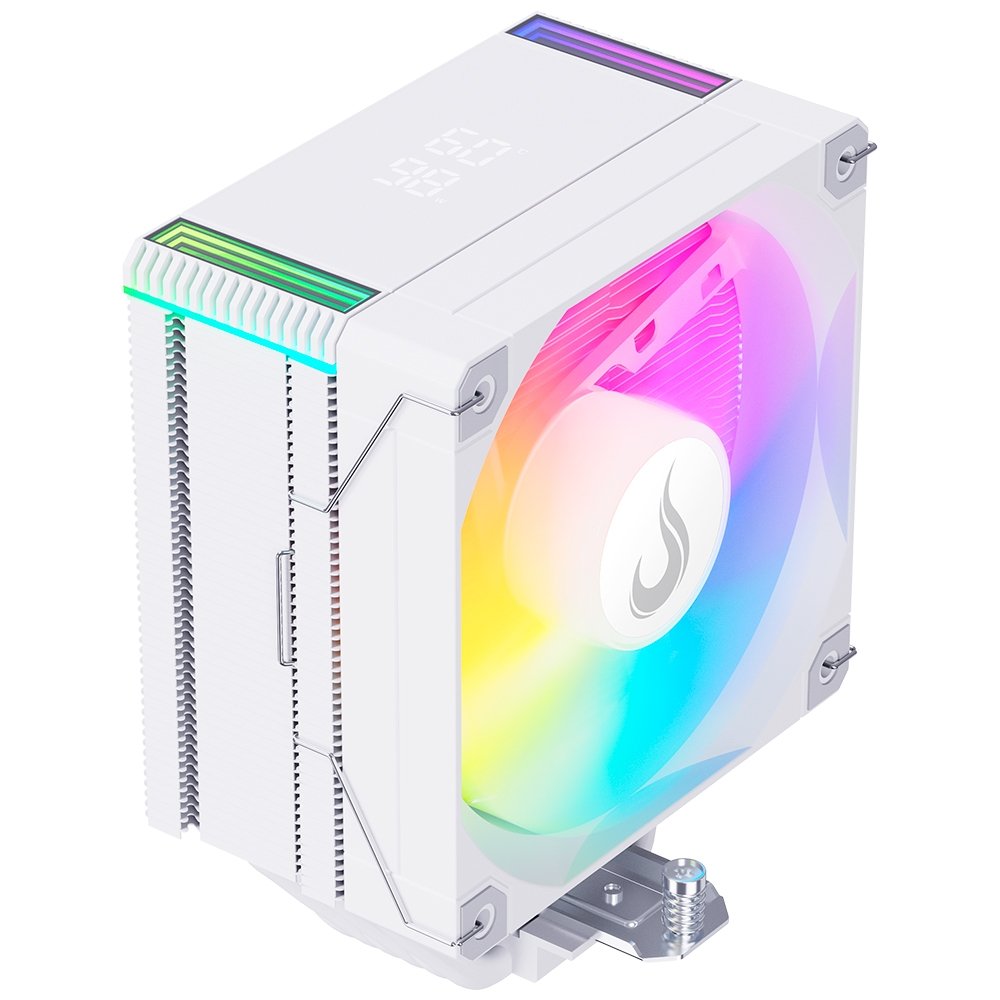 Imagem 5 de 8 do produto Air Cooler Gamer Rise Mode Temp 6 White, ARGB, AMD e Intel, 120mm, Branco - RM-ACT6-ARGB-W