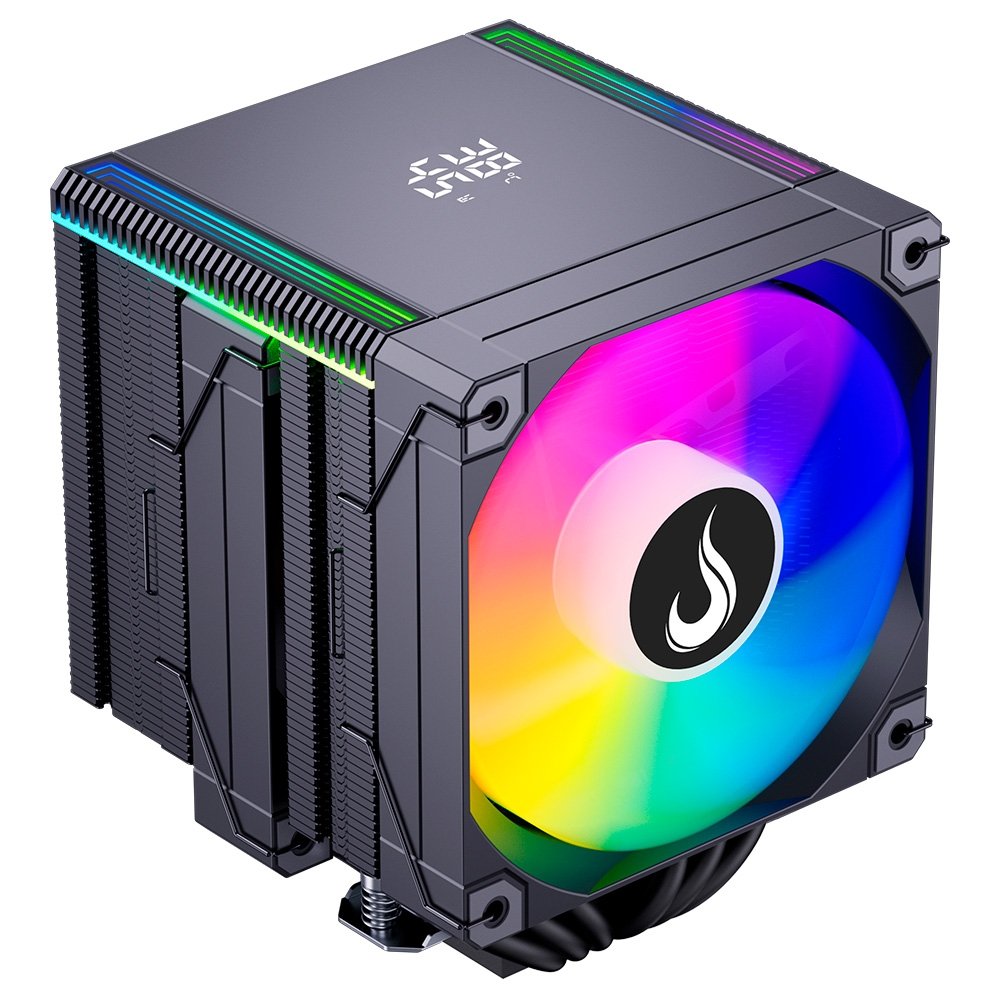 Air Cooler Gamer Rise Mode Temp 6 Pro Black, ARGB, AMD e Intel, 120mm, Preto - RM-ACT6P-ARGB-B 4