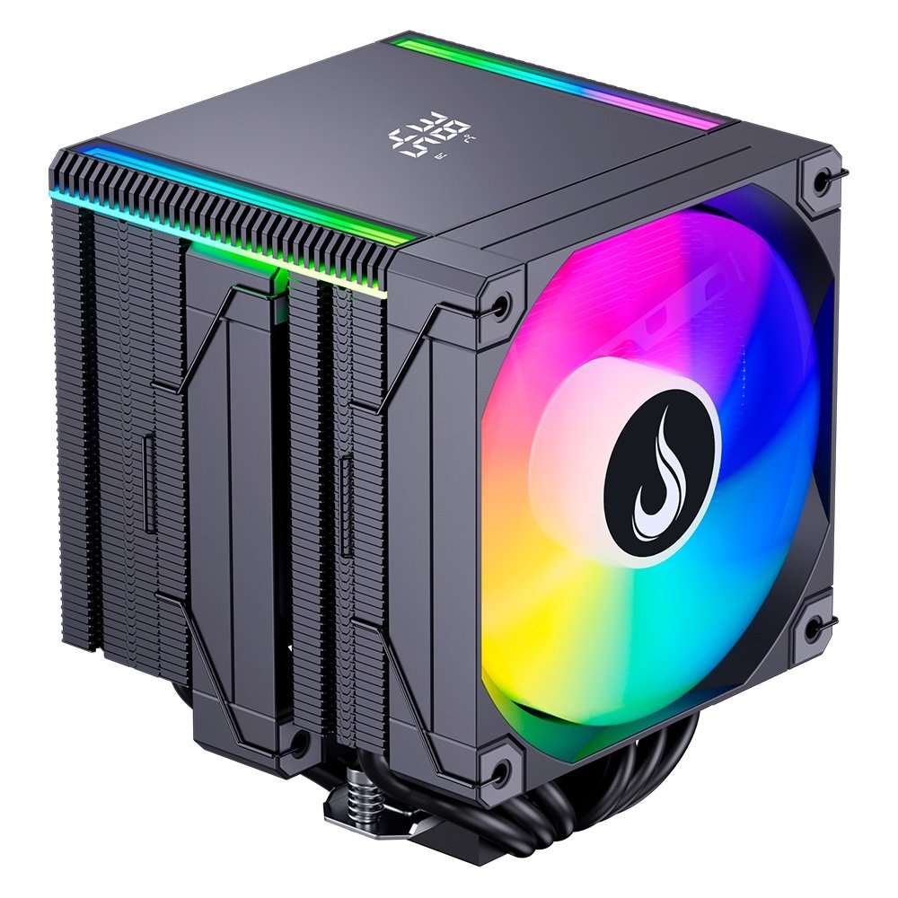 Imagem 4 de 6 do produto Air Cooler Gamer Rise Mode Temp 6 Pro Black, ARGB, AMD e Intel, 120mm, Preto - RM-ACT6P-ARGB-B
