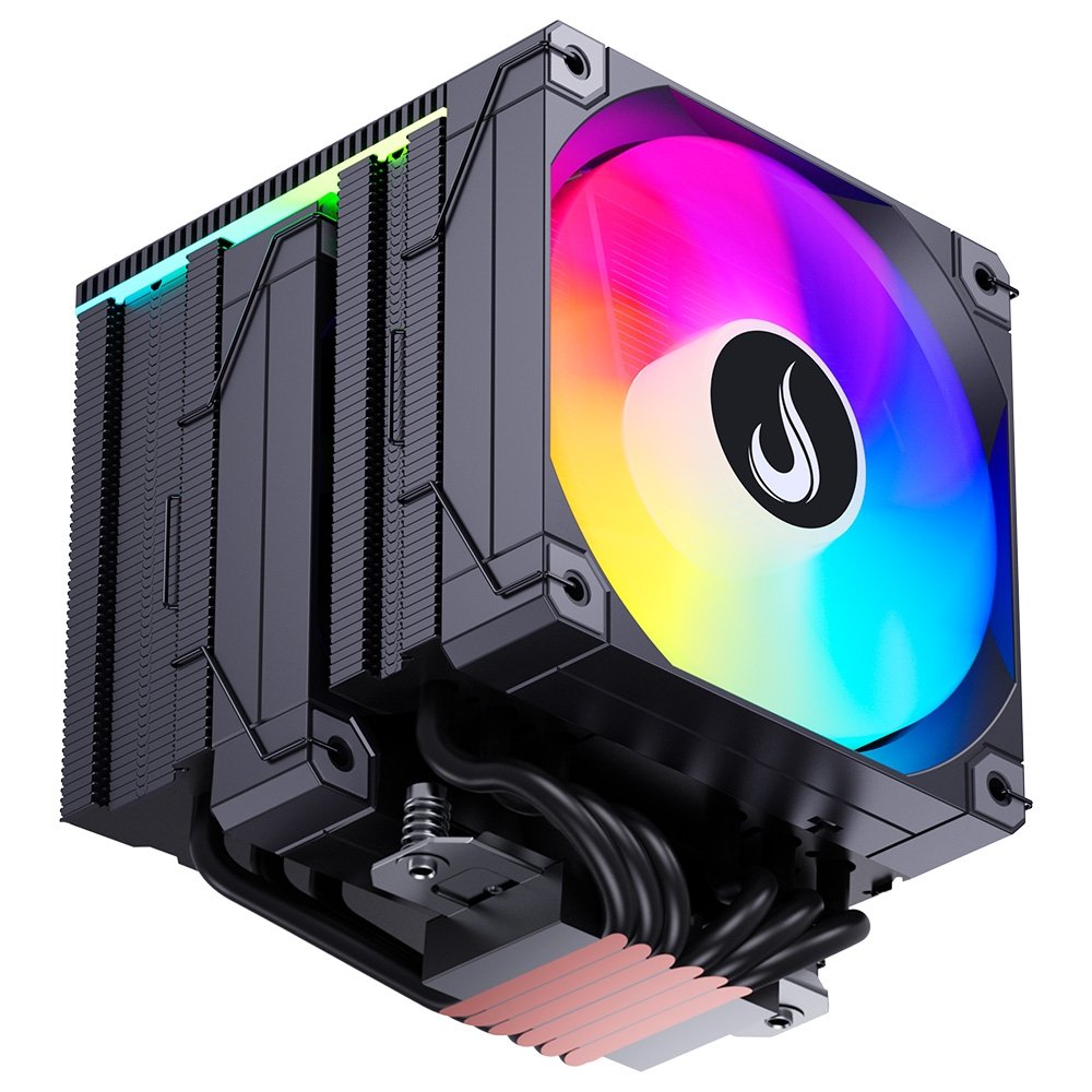 Imagem 6 de 6 do produto Air Cooler Gamer Rise Mode Temp 6 Pro Black, ARGB, AMD e Intel, 120mm, Preto - RM-ACT6P-ARGB-B