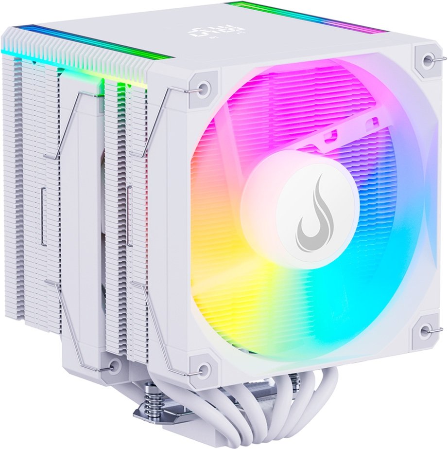 Air Cooler Gamer Rise Mode Temp 6 Pro White, ARGB, AMD e Intel, 120mm, Branco - RM-ACT6P-ARGB-W 6