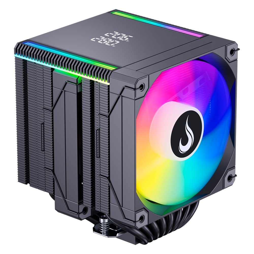 Air Cooler Gamer Rise Mode Temp 8 Black, ARGB, AMD e Intel, 120mm, Preto - RM-ACT8-ARGB-B 7