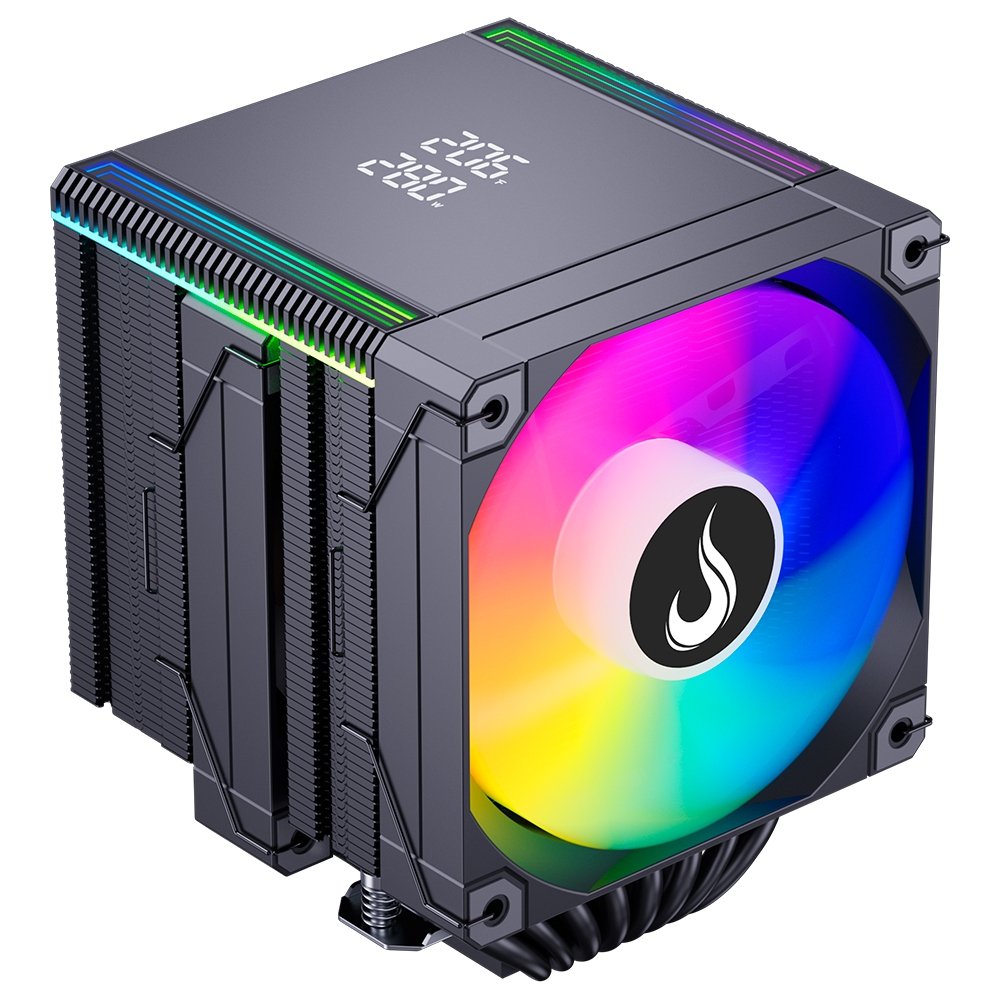 Air Cooler Gamer Rise Mode Temp 8 Black, ARGB, AMD e Intel, 120mm, Preto - RM-ACT8-ARGB-B 5