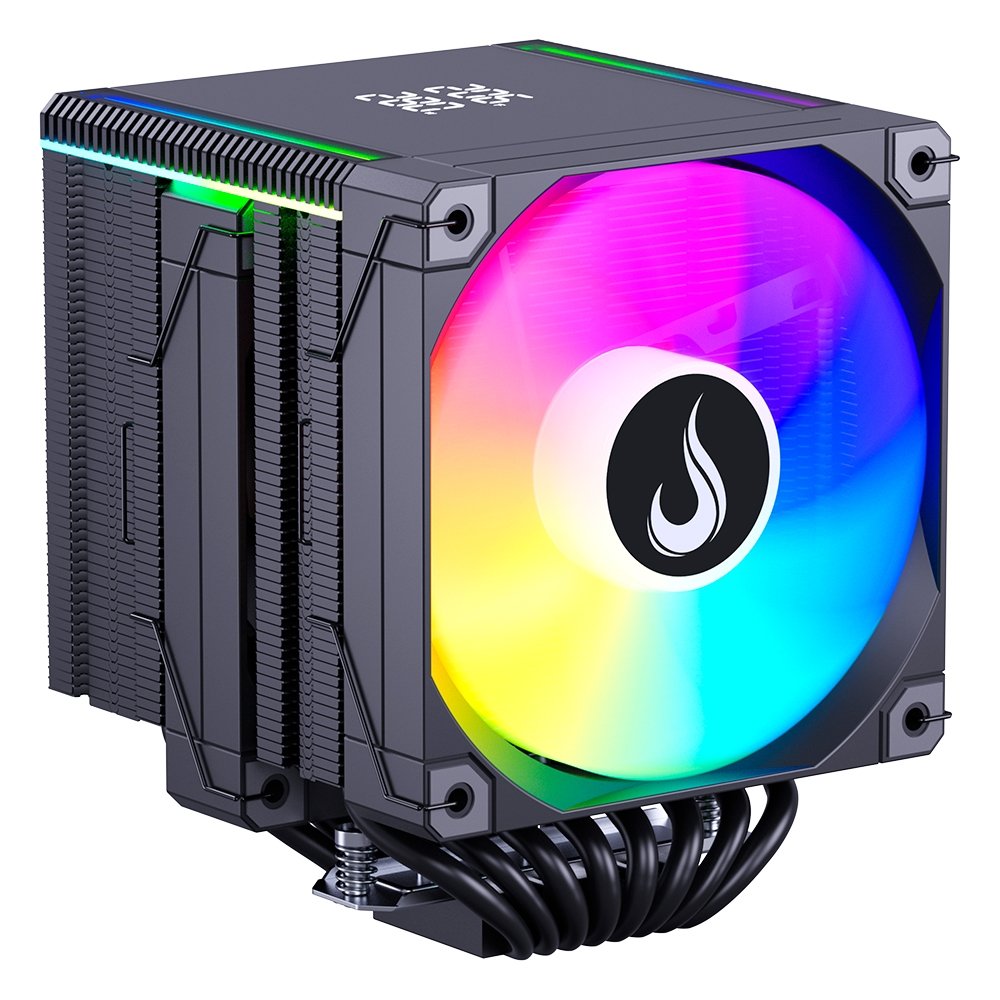 Air Cooler Gamer Rise Mode Temp 8 Black, ARGB, AMD e Intel, 120mm, Preto - RM-ACT8-ARGB-B 11