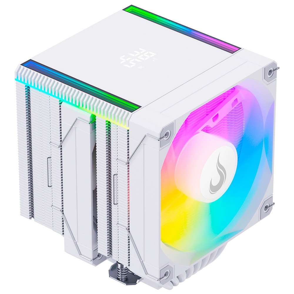 Air Cooler Gamer Rise Mode Temp 8 White, ARGB, AMD e Intel, 120mm, Branco - RM-ACT8-ARGB-W - view 3