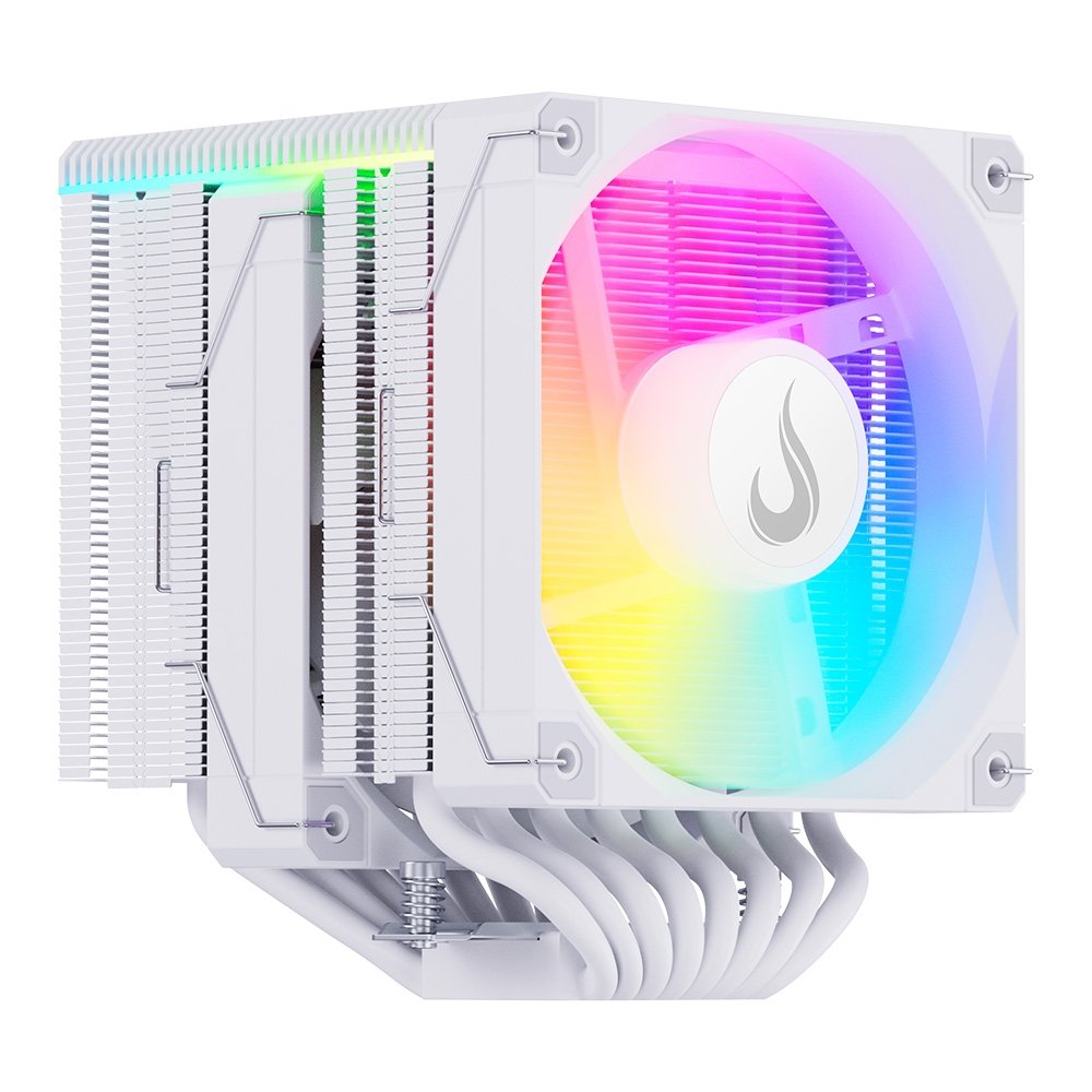 Air Cooler Gamer Rise Mode Temp 8 White, ARGB, AMD e Intel, 120mm, Branco - RM-ACT8-ARGB-W - view 5