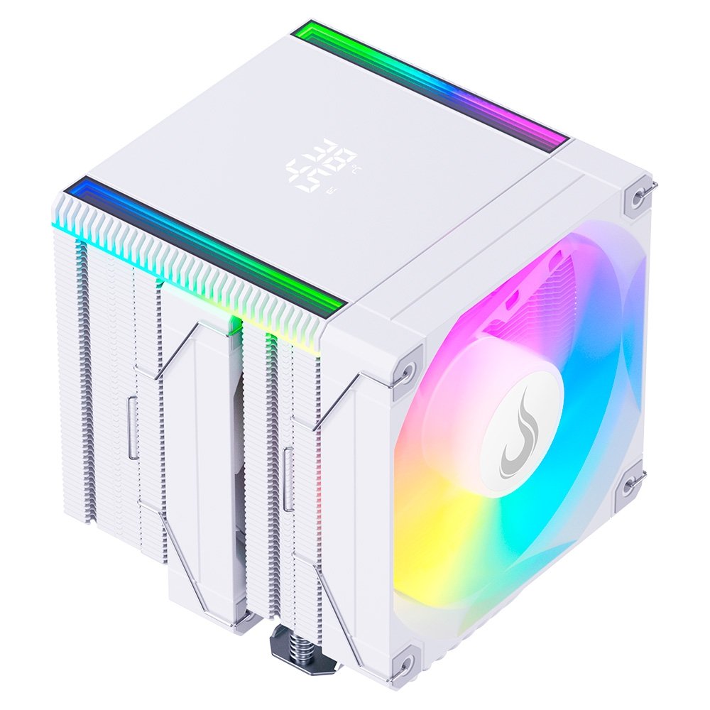 Air Cooler Gamer Rise Mode Temp 8 White, ARGB, AMD e Intel, 120mm, Branco - RM-ACT8-ARGB-W - view 7