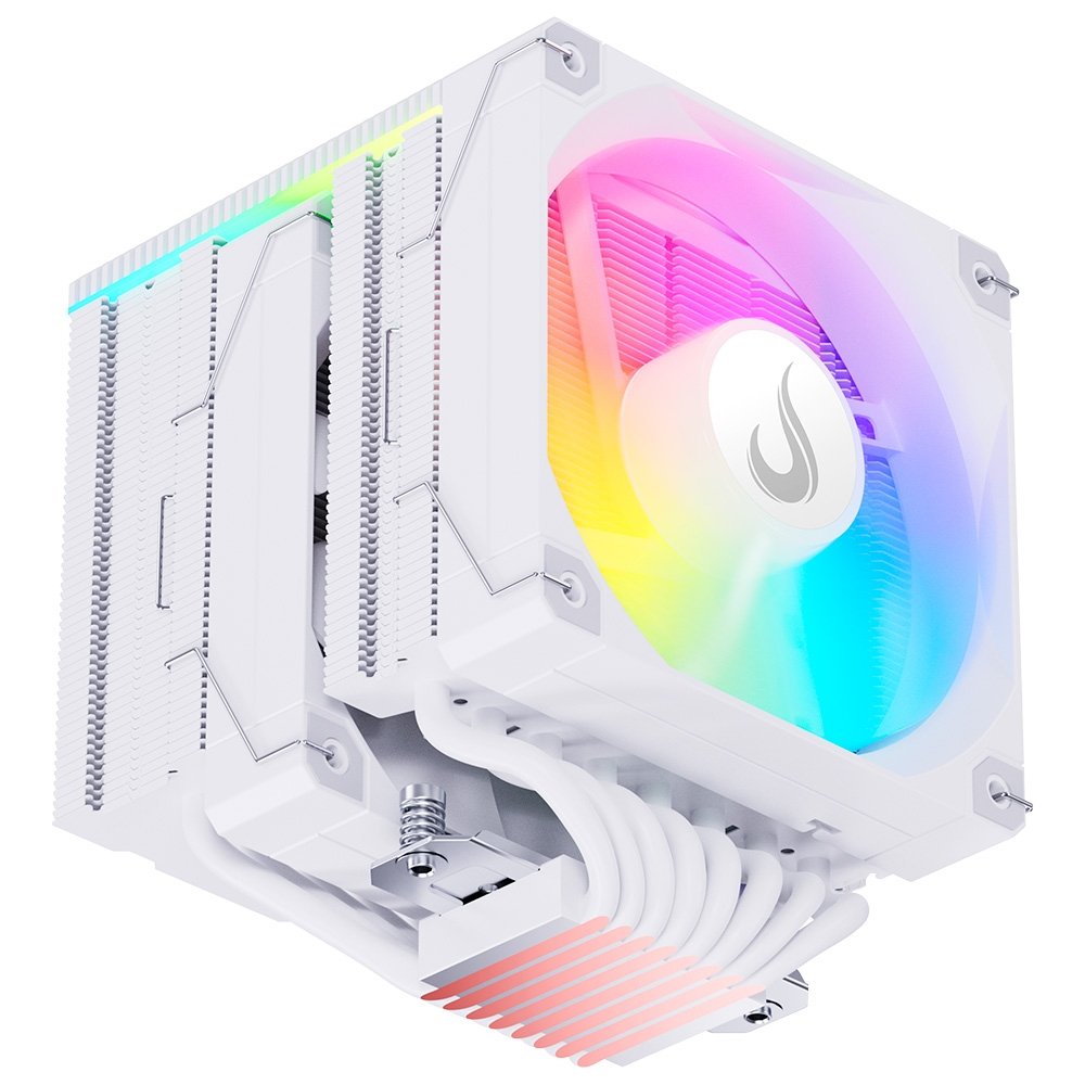 Air Cooler Gamer Rise Mode Temp 8 White, ARGB, AMD e Intel, 120mm, Branco - RM-ACT8-ARGB-W - view 8