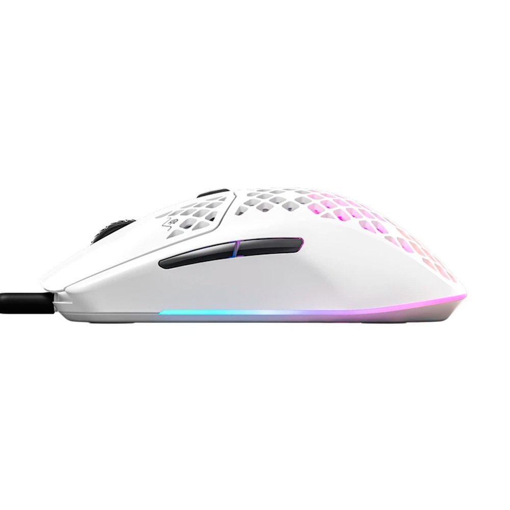 Mouse Gamer Steelseries Rival 3 Gen 2 White, TrueMove Core, RGB, USB tipo-C, Branco - 62703 Mouse Gamer Steelseries Rival 3 Gen 2 White, TrueMove Core, RGB, USB tipo-C, Branco - 62703