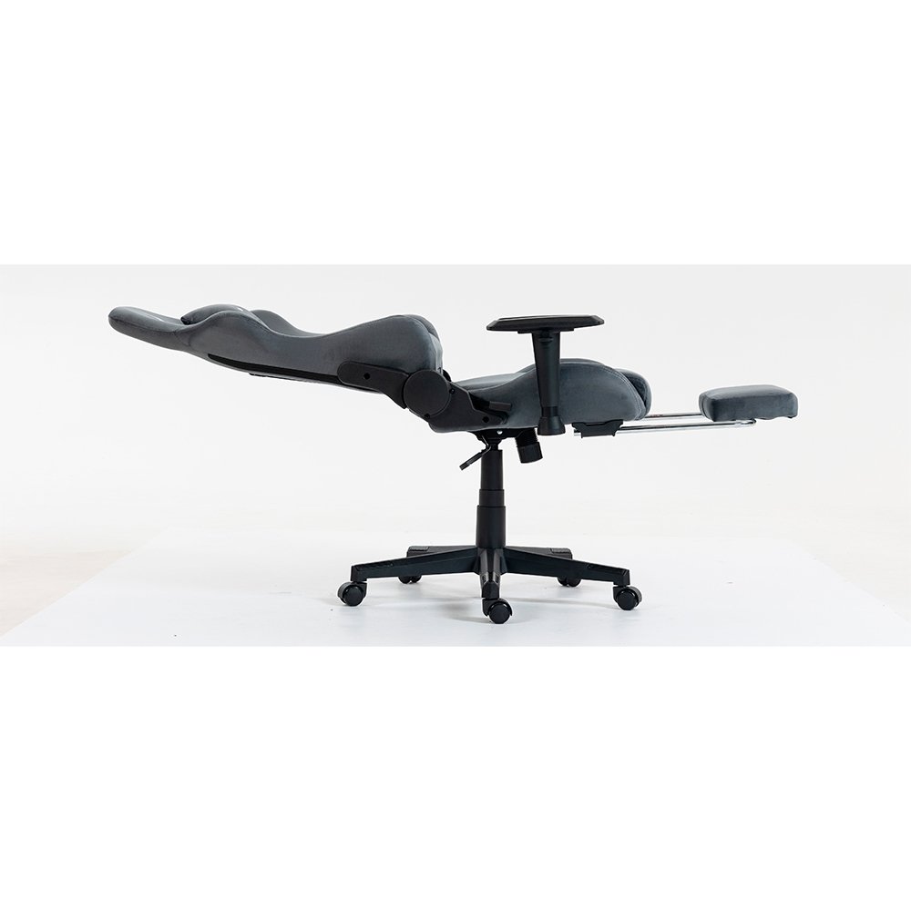 Cadeira Gamer Rise Mode X02, Ângulo Ajustável, Braço 2D, Apoio Para os Pés Retrátil, Cinza Fabric - RM-CG-X02-GR-FBC - view 3