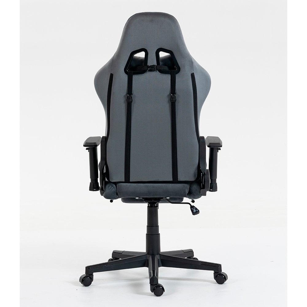 Cadeira Gamer Rise Mode X02, Ângulo Ajustável, Braço 2D, Apoio Para os Pés Retrátil, Cinza Fabric - RM-CG-X02-GR-FBC - view 9