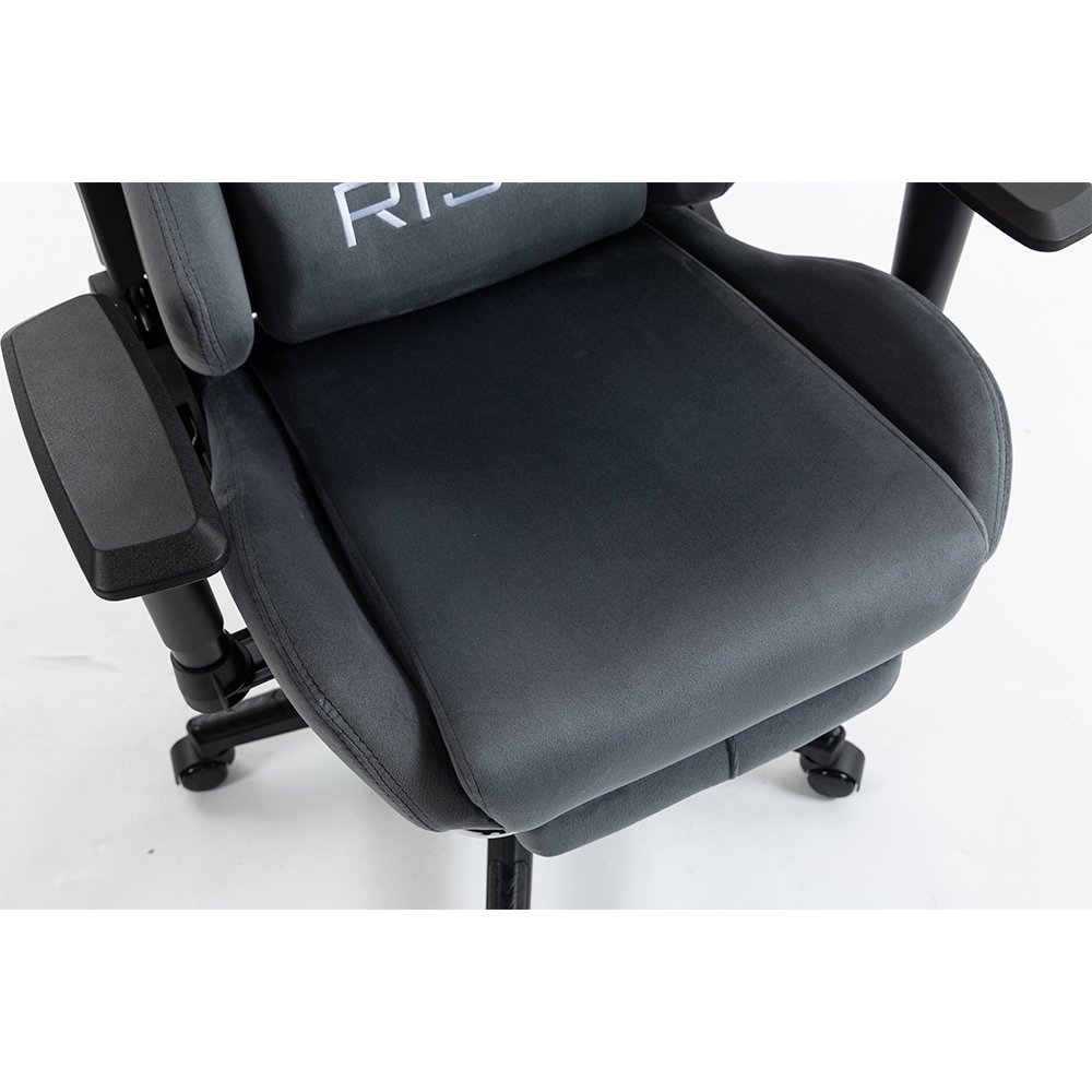 Cadeira Gamer Rise Mode X02, Ângulo Ajustável, Braço 2D, Apoio Para os Pés Retrátil, Cinza Fabric - RM-CG-X02-GR-FBC - view 12