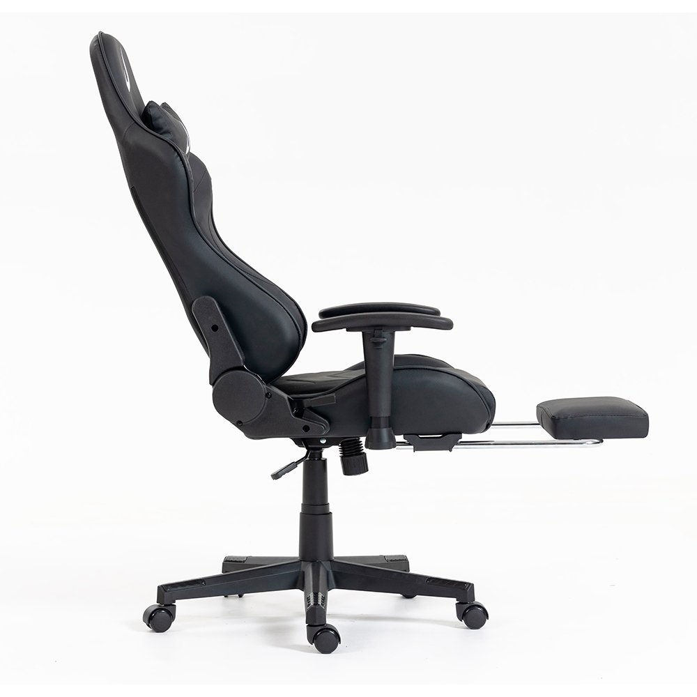 Cadeira Gamer Rise Mode X04, Ângulo Ajustável, Apoio Para os Pés Retrátil, Preto - RM-CG-X04-BK - view 4