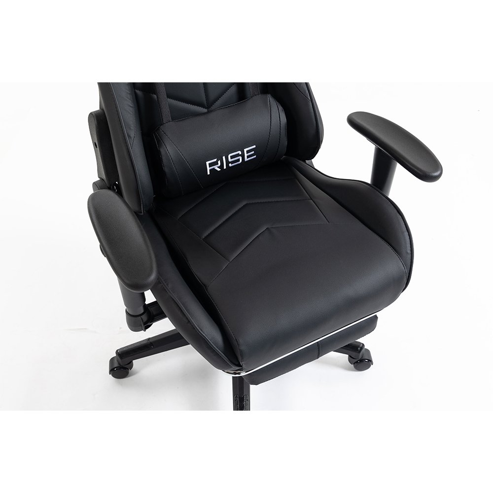 Cadeira Gamer Rise Mode X04, Ângulo Ajustável, Apoio Para os Pés Retrátil, Preto - RM-CG-X04-BK - view 9