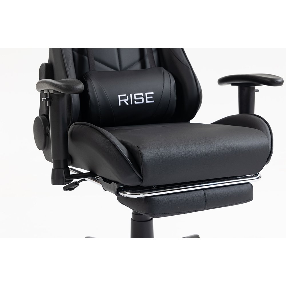 Cadeira Gamer Rise Mode X04, Ângulo Ajustável, Apoio Para os Pés Retrátil, Preto - RM-CG-X04-BK - view 11