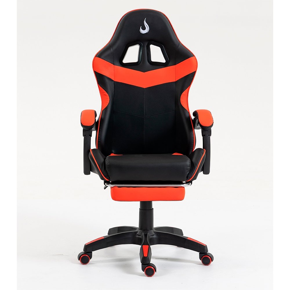 Imagem 15 de 16 do produto Cadeira Gamer Rise Mode X06, Ângulo Ajustável, Apoio Para os Pés Retrátil, Preto e Vermelho - RM-CG-X06-BR