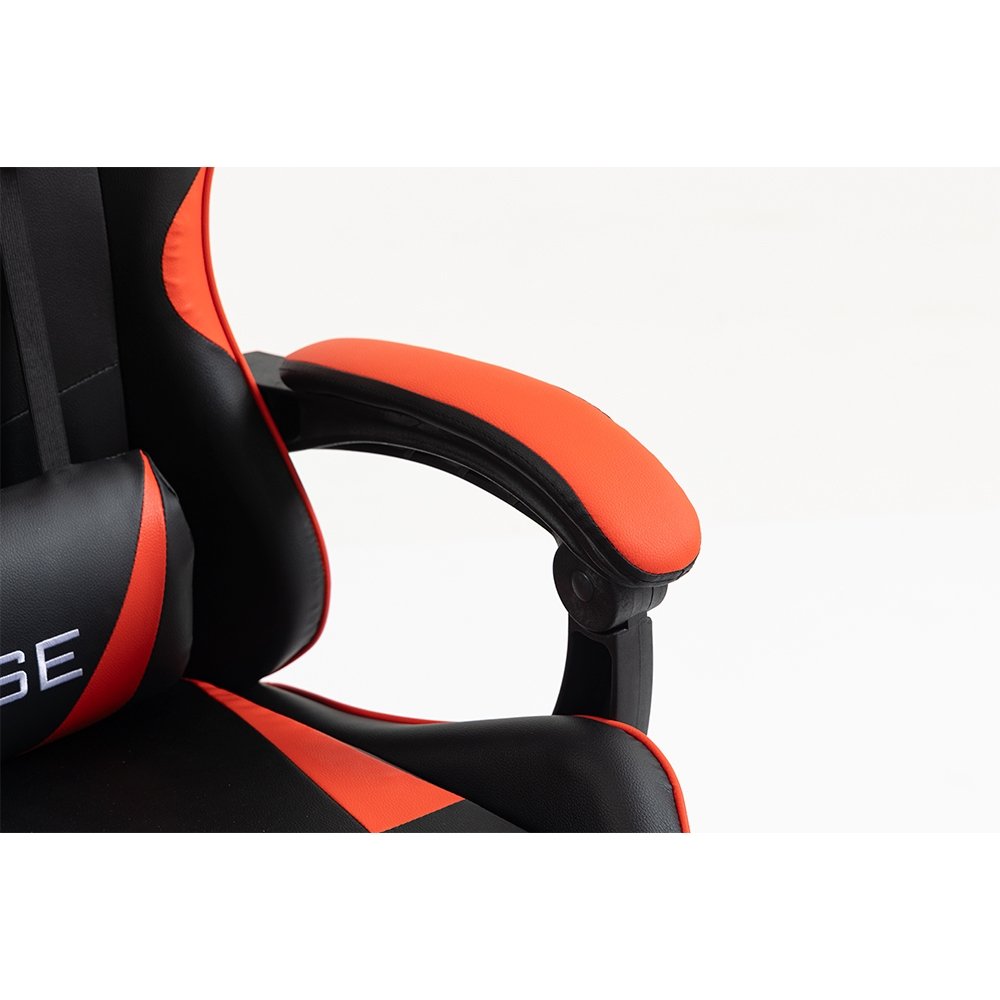 Imagem 11 de 16 do produto Cadeira Gamer Rise Mode X06, Ângulo Ajustável, Apoio Para os Pés Retrátil, Preto e Vermelho - RM-CG-X06-BR