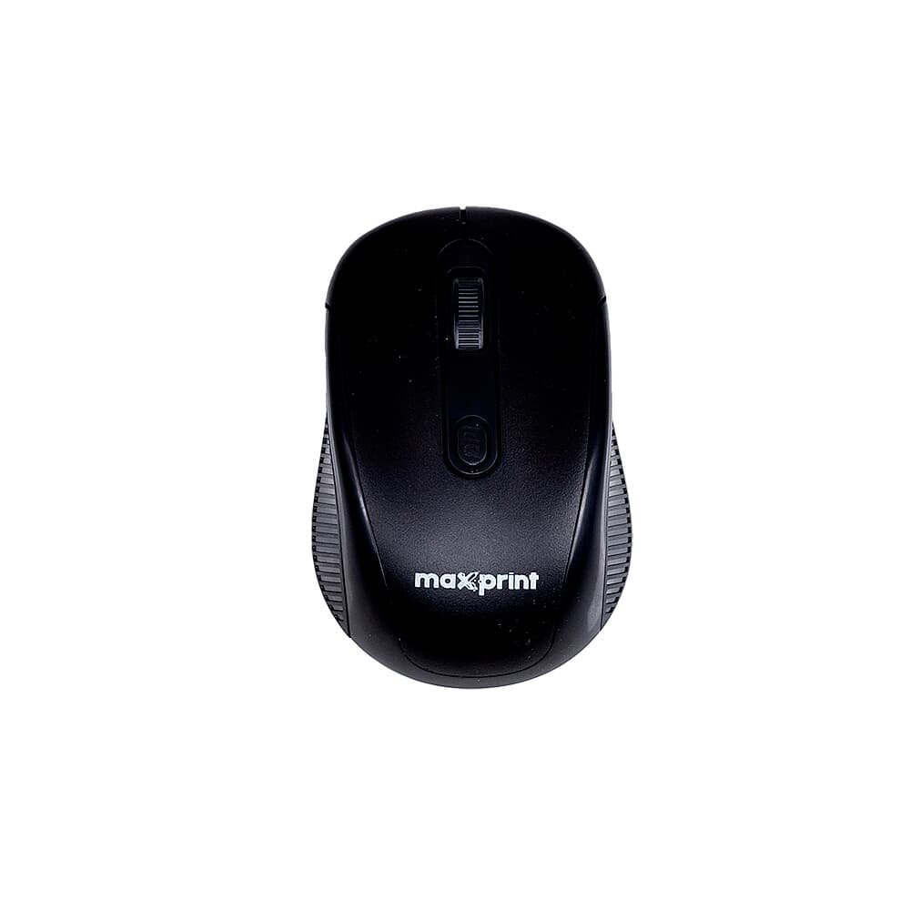 Kit Teclado e Mouse Sem Fio MAXPRINT, Teclas slim, Mouse 1500DPI, Preto - ( Balão.info - foto 4
