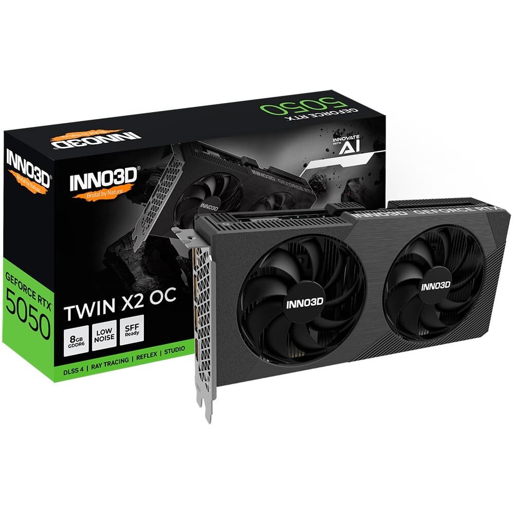 Placa de Vídeo Inno3D RTX 5050 Twin X2 8GB