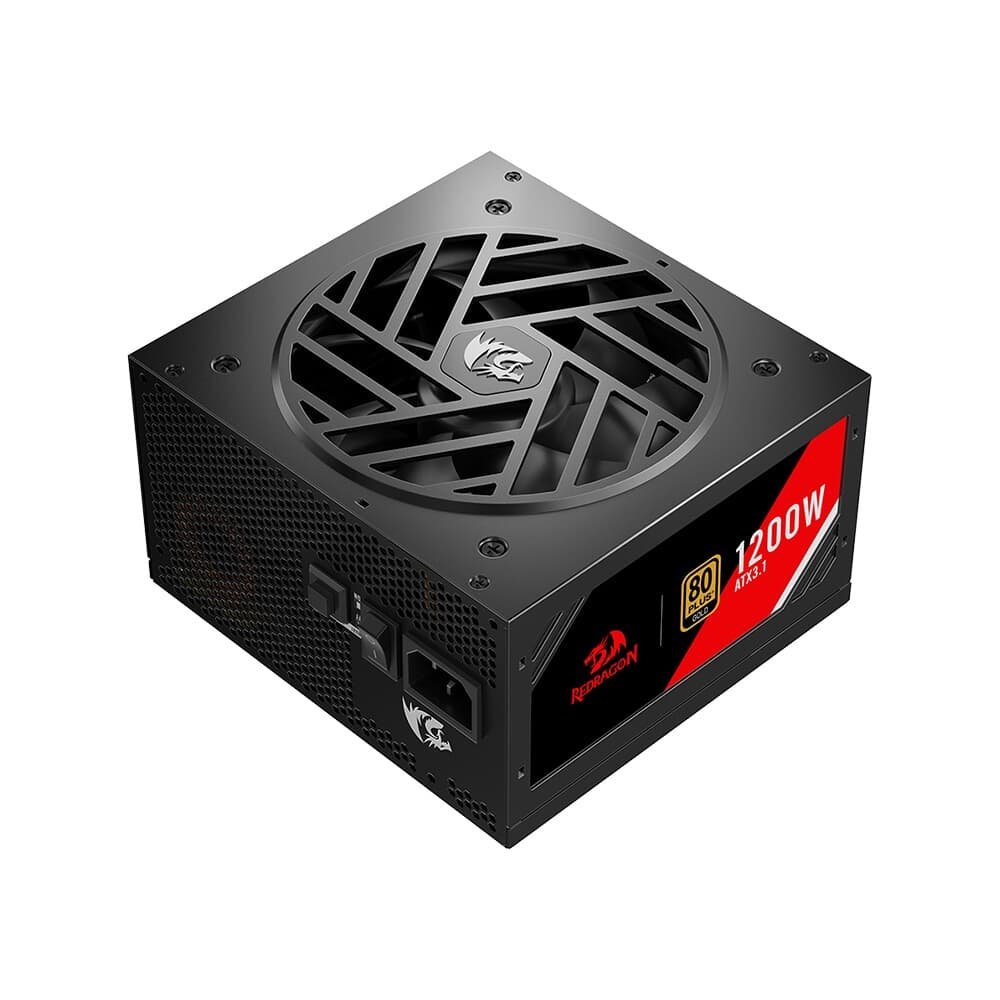 Fonte Gamer Redragon RGMS, 1200W Master, 80 Plus, Gold, Preto Gc-ms05 - view 2