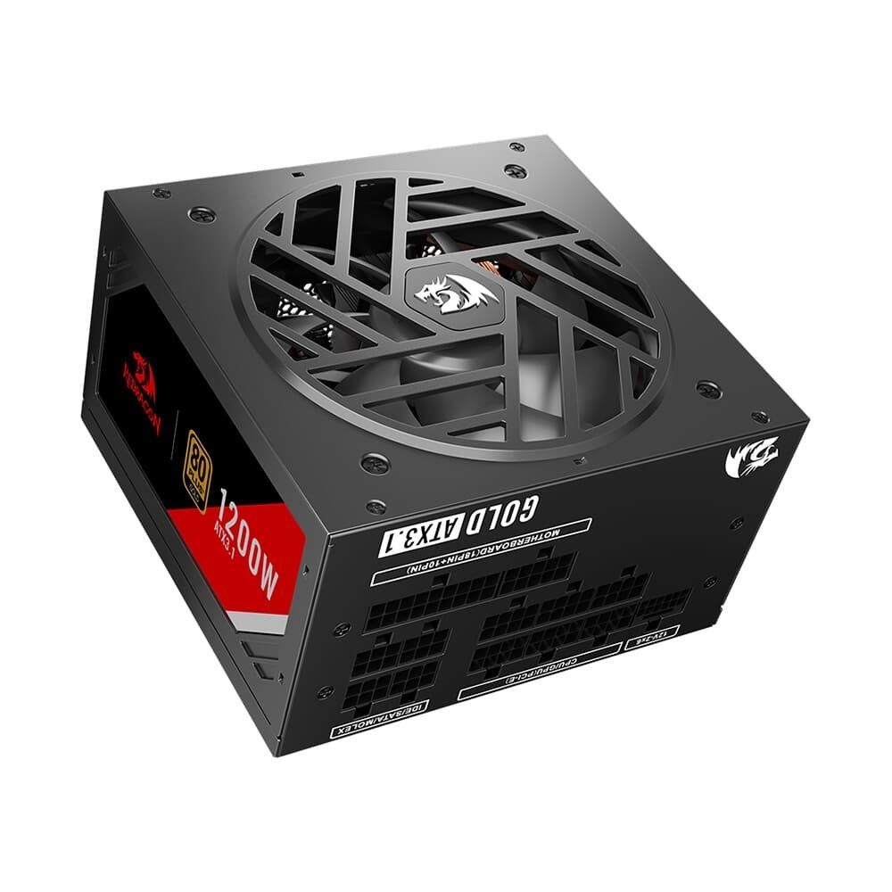 Fonte Gamer Redragon RGMS, 1200W Master, 80 Plus, Gold, Preto Gc-ms05 - view 6