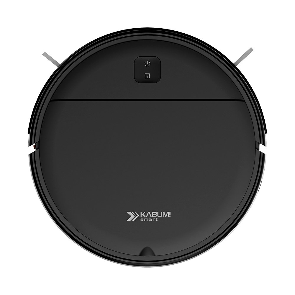 Robô Aspirador de Pó KABUM! smart K100 - Limpeza Autônoma Sem App, Design Slim, Até 90min, Sensor Antiqueda/Anticolisão, Bivolt - KSAR100PT